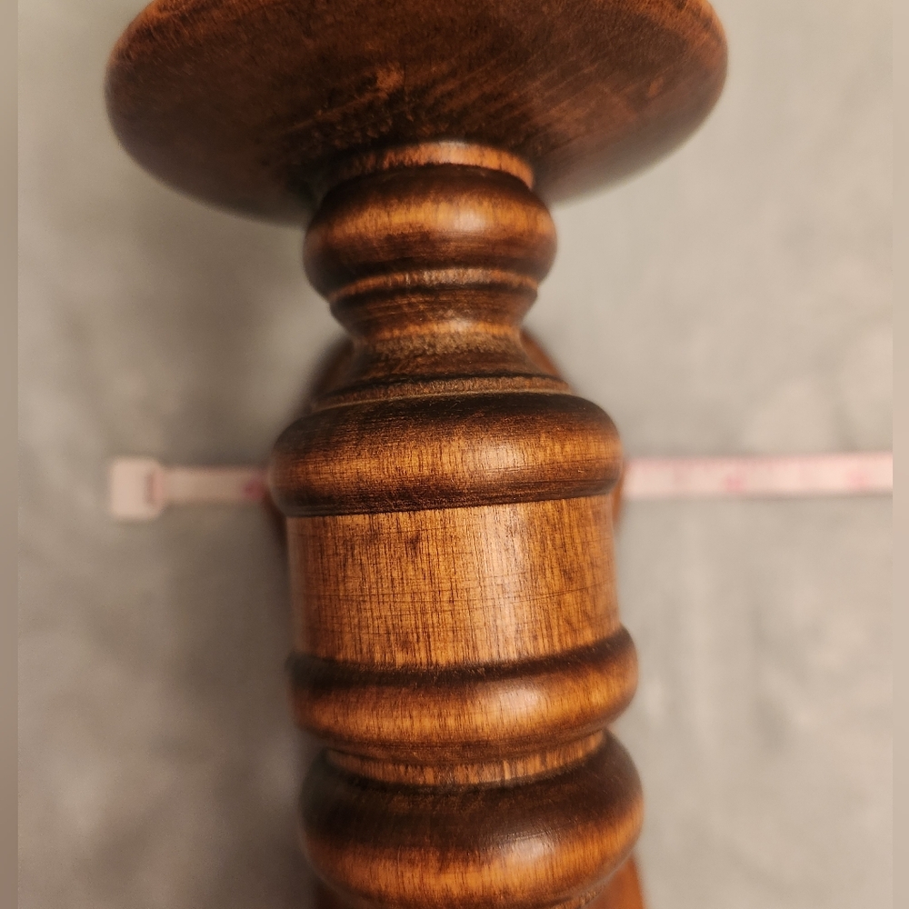Home Interiors Wooden Carved Sconce and Diamond Crysral Sconce Candle Holder - Picture 4 of 10
